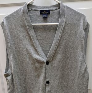 Brooks Brothers button sweater vest